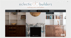 Desktop Screenshot of eclecticbuilders.com